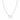 925 Sterling Silver T-Bar Paperclip Chain with Cubic Zirconia Details