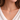 Urban Pizazz Moel Wearing 915 Sterling Silver Wishbone Necklace