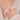 Urban Pizazz Model Wearing Stretchy Pearl Bracelet with Pink CZ