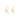 9ct Gold Cubic Zirconia Fish Hook Earrings