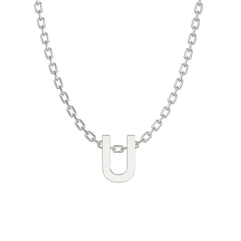 Silver Initial Necklaces