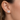 Urban Pizazz Model Wearing Sterling Silver  Blue Opal Butterfly Stud Earrings