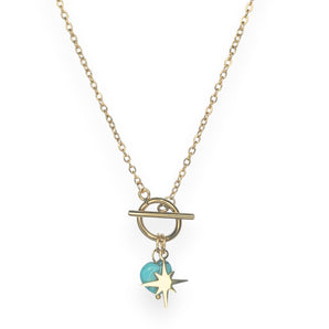 Amnesia Jewellery | Gold Plated Jasmine Wish Upon A Star Necklace