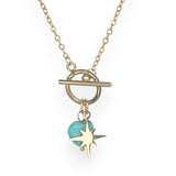 Amnesia Jewellery | Gold Plated Jasmine Wish Upon A Star Necklace