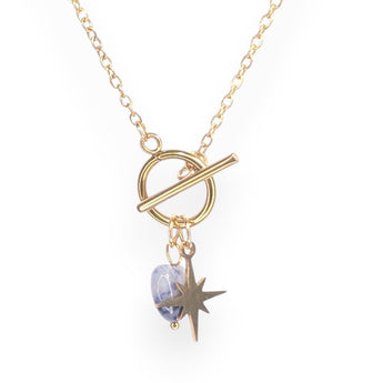 Amnesia Jewellery | Gold Plated Belle Wish Upon A Star Necklace