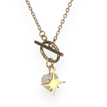 Amnesia Jewellery | Gold Plated Tiana Wish Upon A Star Necklace