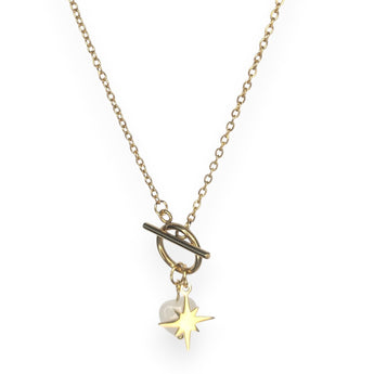 Amnesia Jewellery | Gold Plated Tiana Wish Upon A Star Necklace