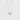 Silver Cubic Zirconia Circle Necklace